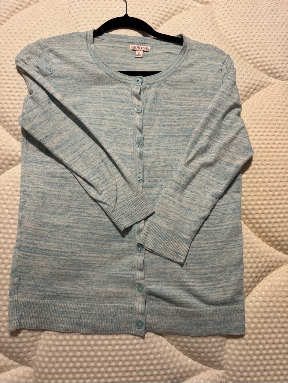 Merona Light Blue' Button-Up Cardigan Sweater